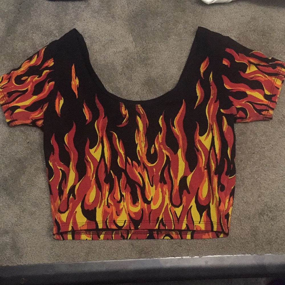 Unif Flame Crop Top - image 2